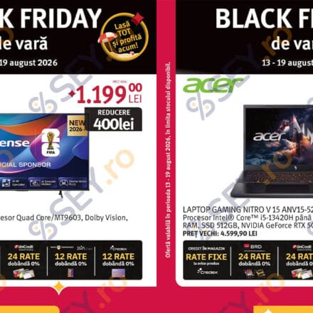 Catalog Black Friday de Vară la Altex 13-19 august 2026