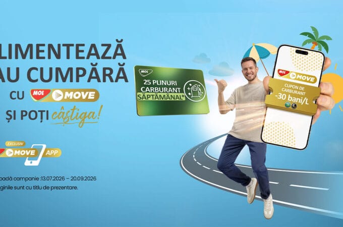 Concurs MOL Move: Alimentează sau cumpără și câștigă cu MOL MOVE unul dintre cele 25 de plinuri de carburant Concurs MOL Move plinuri carburant
