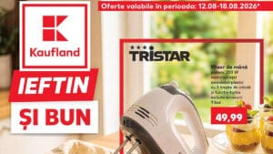 Oferte spectaculoase la ustensile și electrocasnice de bucătărie în noul catalog Kaufland din 12 August 2026 Oferte ustensile bucătărie catalog Kaufland 12 August 2026