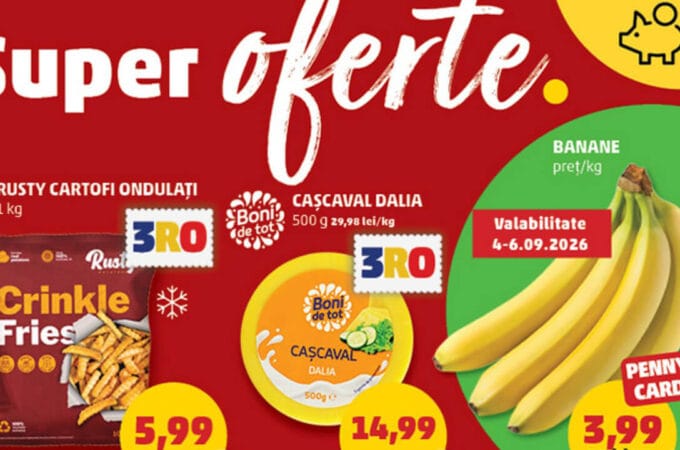 Super oferte catalog Penny 2 septembrie 2026: Reduceri la alimente, cafea și produsele pentru copii Super oferte catalog Penny 2 septembrie 2026