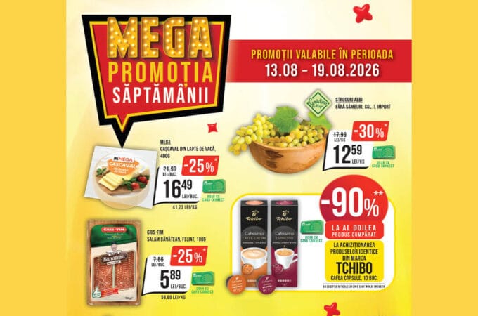 Top reduceri catalog Mega Image din 13 august 2023