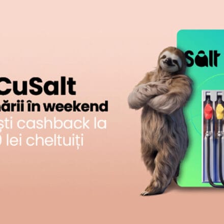 cashback la fiecare alimentare cu carburant folosind cardul Salt