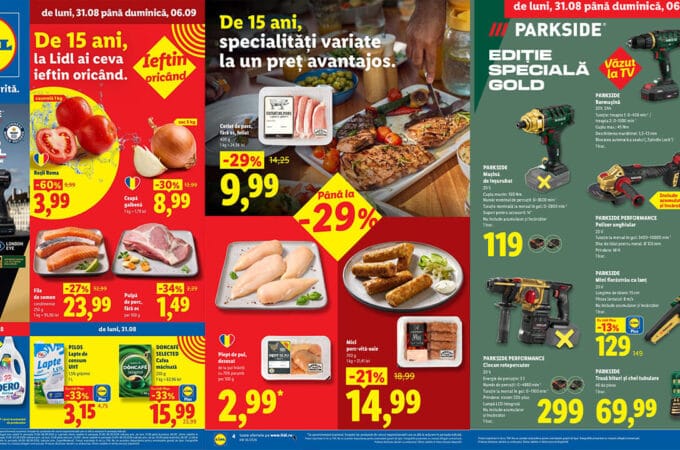 oferte din catalog Lidl 31 august 2026