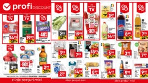 Super oferte în catalog Profi Discount 3-9 septembrie 2026: Reduceri la alimente și produse promoționale Catalog Profi Discount 3-9 Septembrie 2026