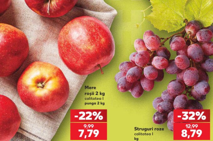 Oferte la fructe și legume în noul catalog Kaufland 9 septembrie 2026! Vezi cele mai mari reduceri ale săptămânii fructe și legume în noul catalog Kaufland 9 septembrie 2026